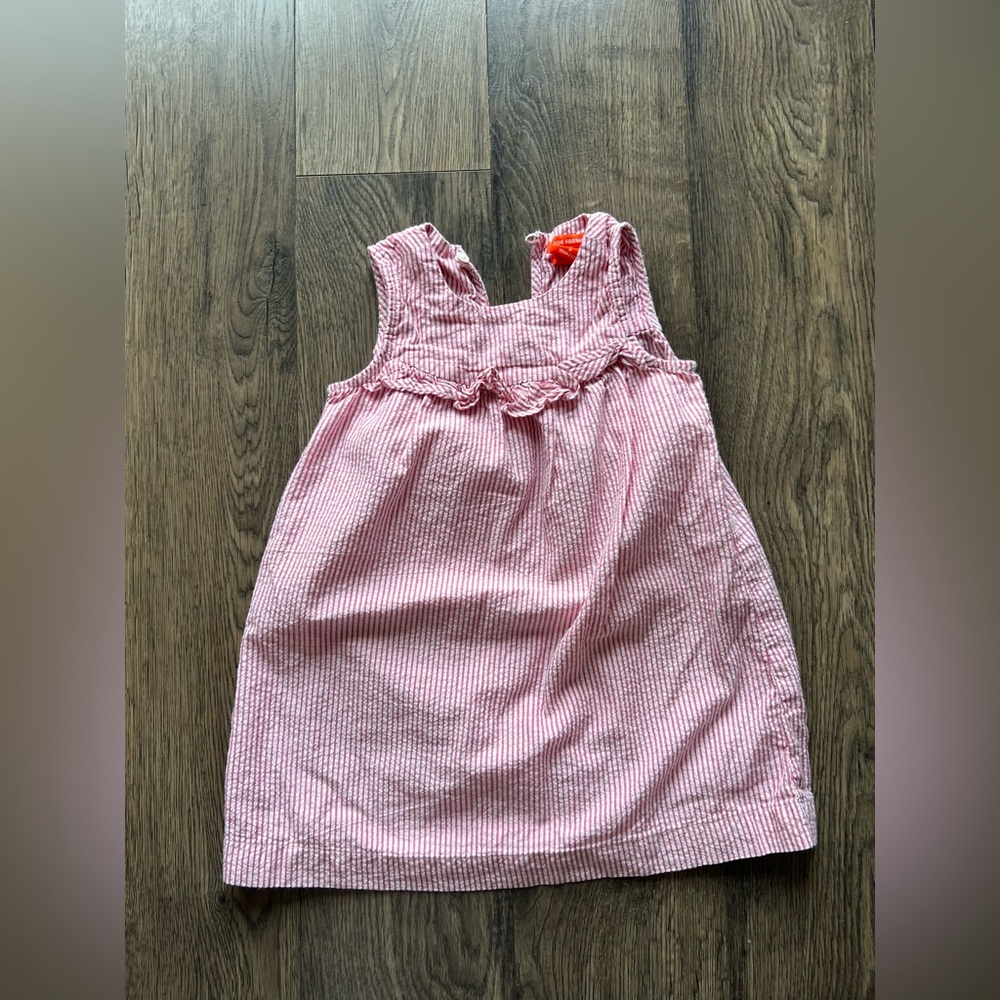 Joe Fresh - Pink Striped Dress Size 3